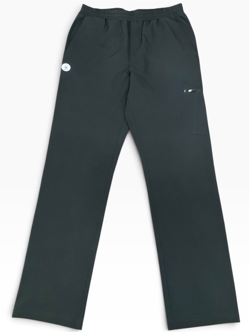 Bass Women's Black Straight-Leg Track Pants Elastic Waist Size Small EUC